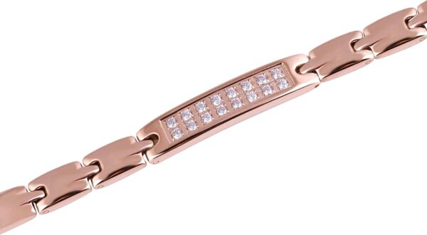 Smarter LifeStyle Sparkling Titanium Magnetic Bracelet for Women - Adjustable Bracelet Length with Sizing Tool for Perfect Fit, Womens Magnetic Bracelet - Image 3