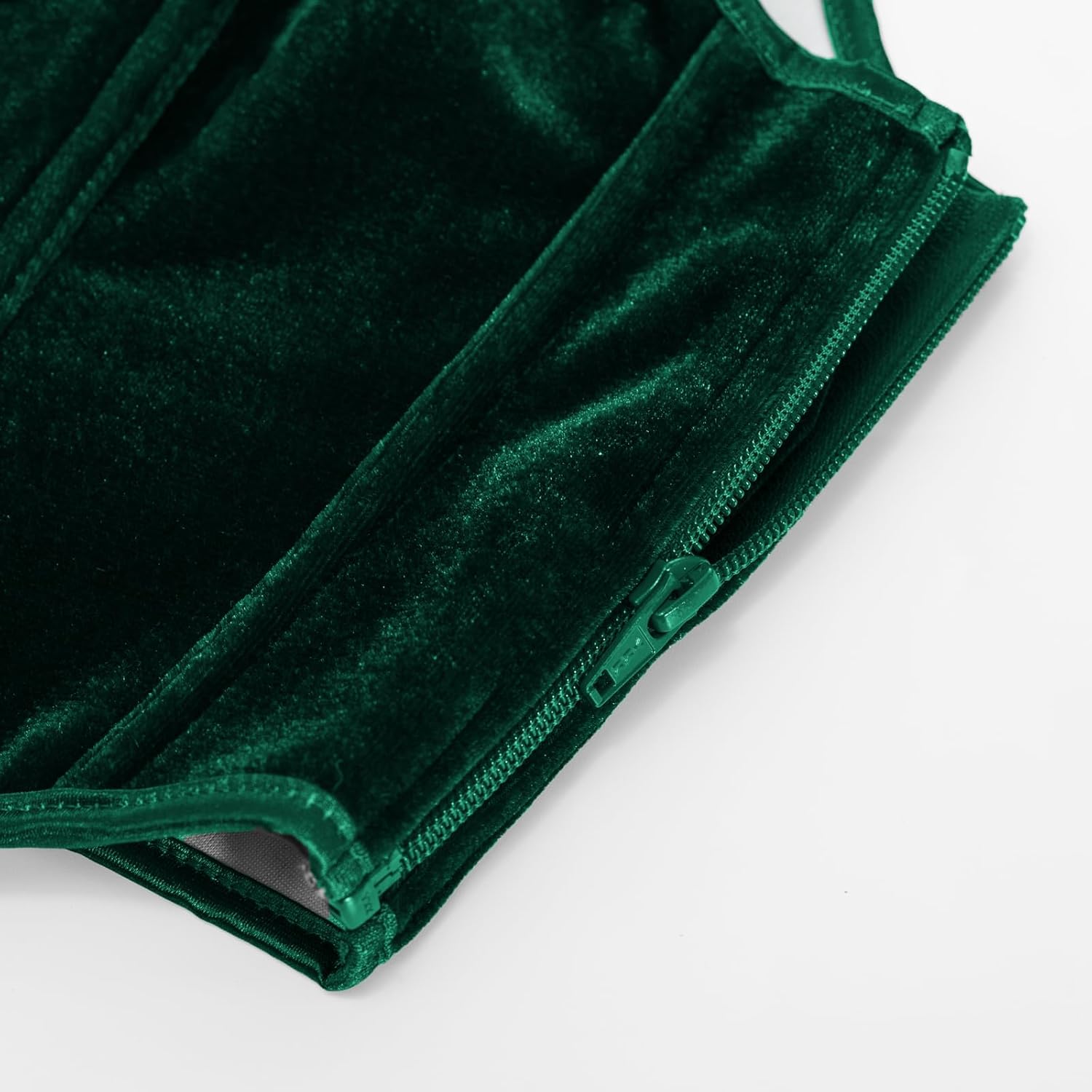 Scarlet Darkness Renaissance Corset Tops for Women Vintage Lace Up Overbust Velvet Bustier Bodice - Image 6