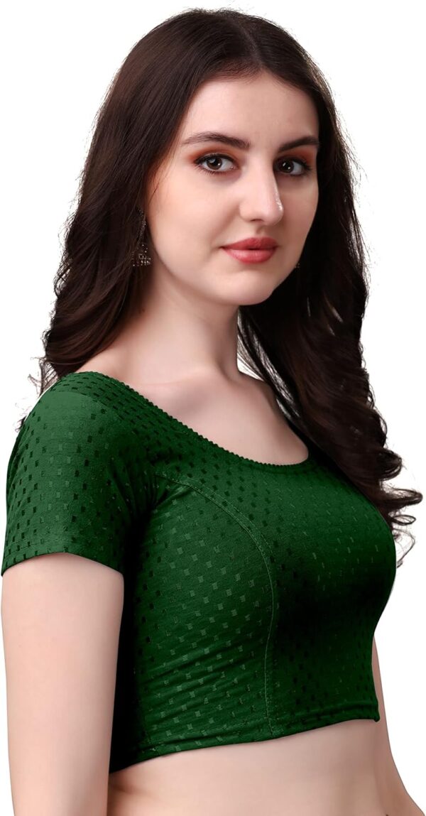 Women's Round Neck Short Sleeve Blouse - Image 6