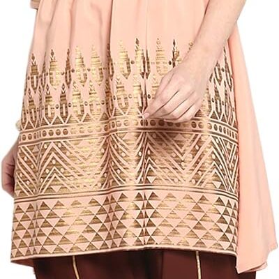 Janasya Indian Women's Ethnic Festive Pink Kurta Set