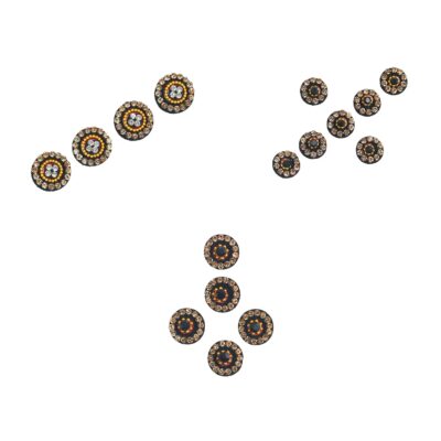 Karwachauth Bindi Pack of 3 Crystal Designer Bindis Jewel for Forehead Face Tikka Multicolored Bindiya Stickers Adhesive Stone Indian Traditional Bindi Body Tattoos for Women Girls Bride return gifts