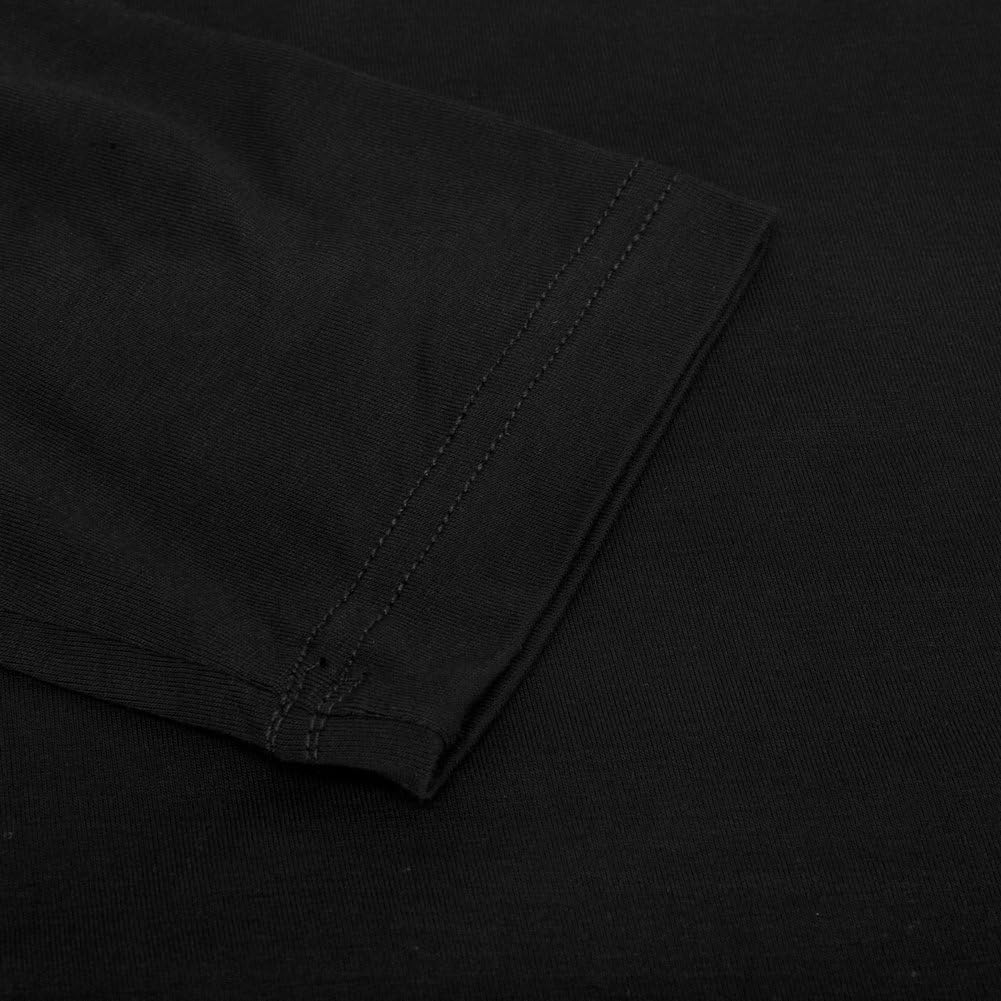 OThread & Co. Women's Crop Tops Basic Stretchy Scoop Neck 3/4 Sleeve T-Shirt - Image 5