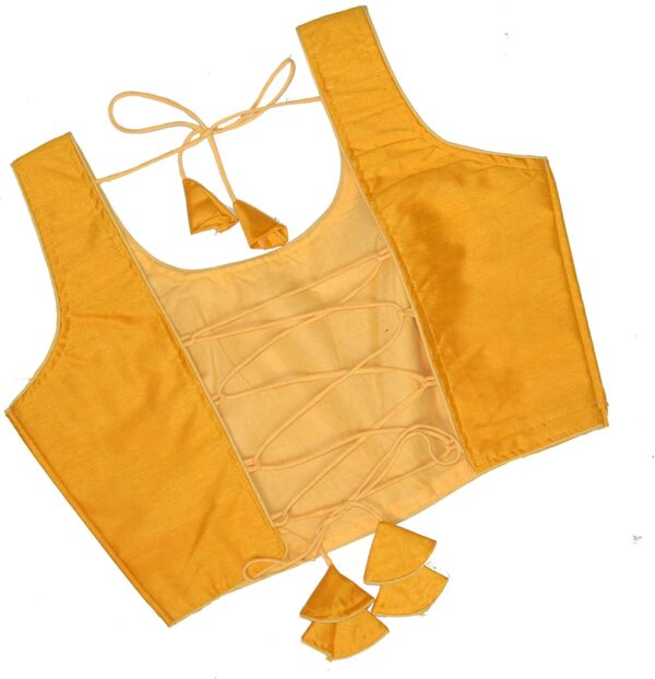 Chandrakala Backless Blouses for Women Sarees,Readymade (B208-P) - Image 4