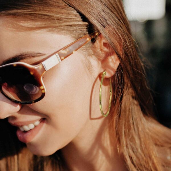 14K Gold Hoop Earring for Women Gold Earrings Hoops Twisted 14 Karat Gold Earrings Gold Jewelry Lightweight 30mm,40mm - Image 5