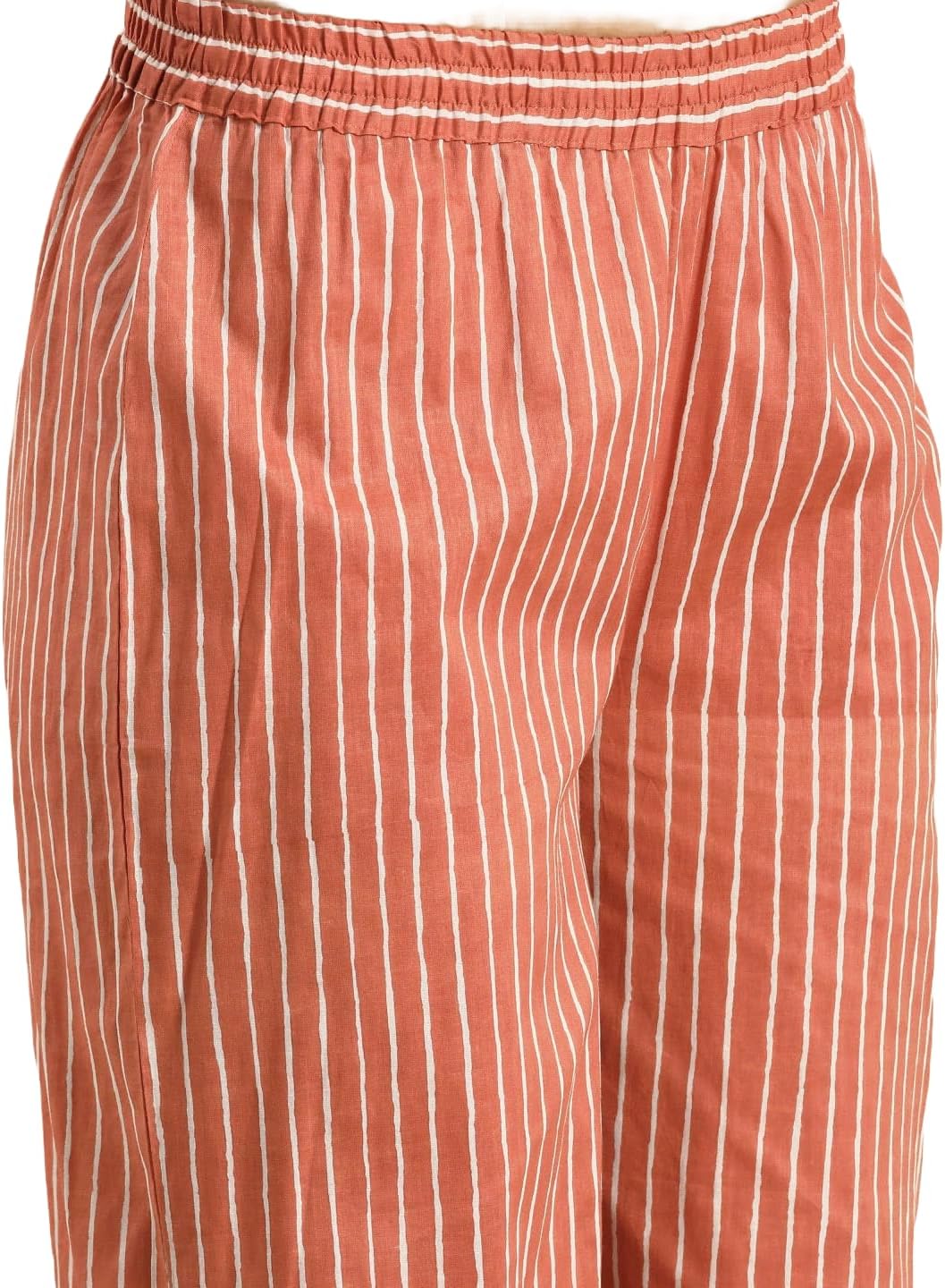 Women's Cotton Printed Floral Straight Kurta with Palazzo - Image 4