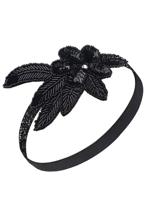BABEYOND 1920s Flapper Headband Crystal Great Gatsby Headpiece Vintage 20s Flapper Gatsby Accessories (Style-4) - Image 4