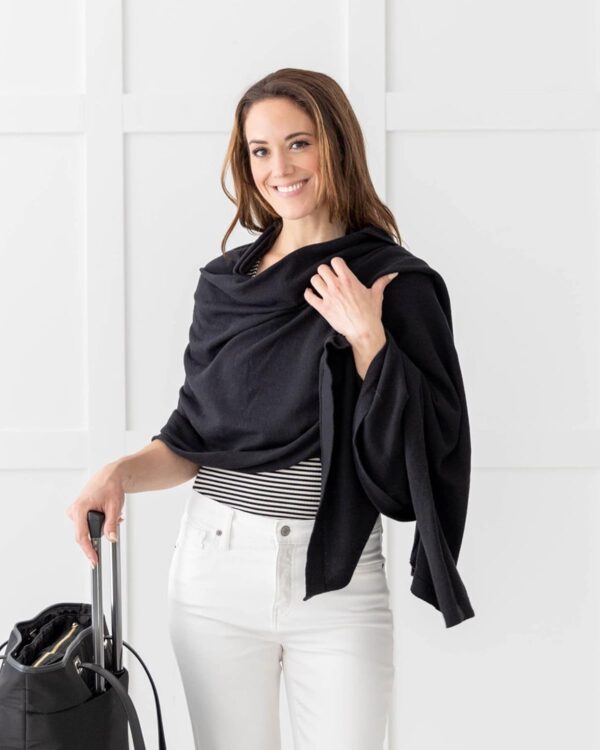 zestt Dreamsoft Travel Scarf, Wrap and Shawl for Women, Organic Cotton - Image 4