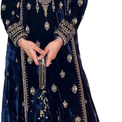 Delisa Fashion Indain/Pakistani Wedding Look Straight Plazo Salwar Kameez Ready to Wear Suit With Dupatta For Women-2003