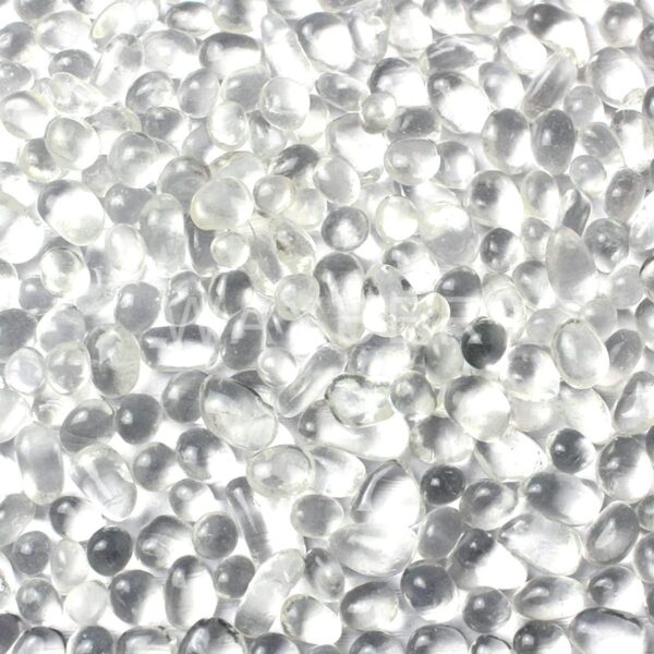 WAYBER Glass Stones, 1Lb/460g Irregular Sea Glass Dercorative Rocks Non-Toxic Artificial Crystal Pebbles for Aquarium Decoration/Vase Filler/Table Scatter/Handcraft/Jewelry Making/Gems Display, Clear - Image 6