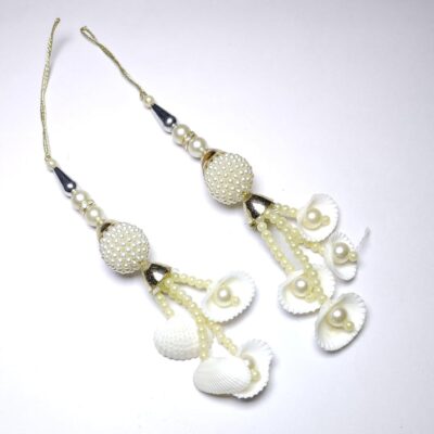 Beaded Blouse Tassels Salwar Kameez Latkans for Women Saree and bloouse 1 Pair (2)