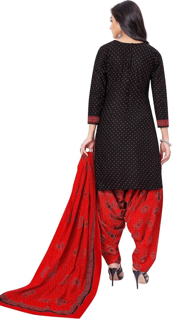 Miraan Women's Cotton Printed Readymade Salwar Suit - Image 2