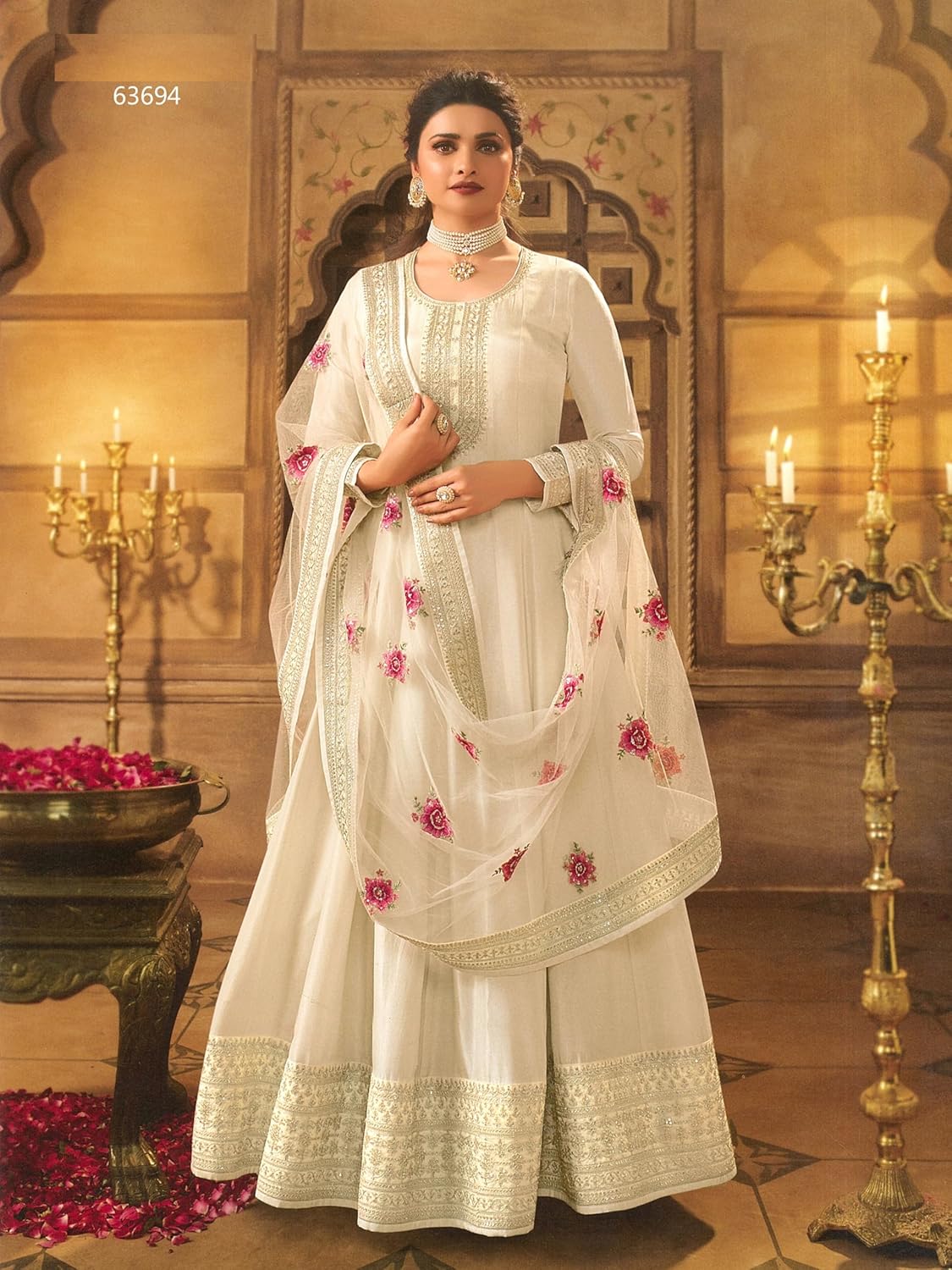 Delisa Fashion New Indian Pakistani Salwar Kameez Dress Anarkali Gown Suit Set ready to wear for Women with dupatta-63691 - Image 2