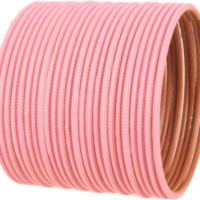 Touchstone Indian Bollywood Pastel Color Bangle Collection Beautifully Handcrafted Western Choice Designer Jewelry Bracelets Bangles. Set of 24.
