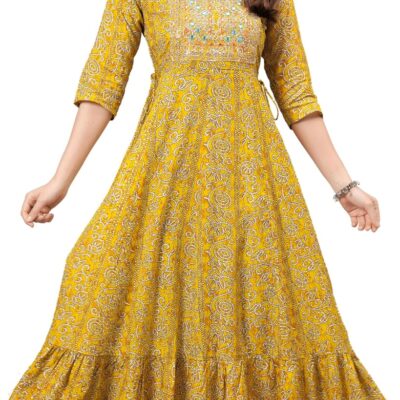 Indian Womens Anarkali Long Kurta Kurtis for Women