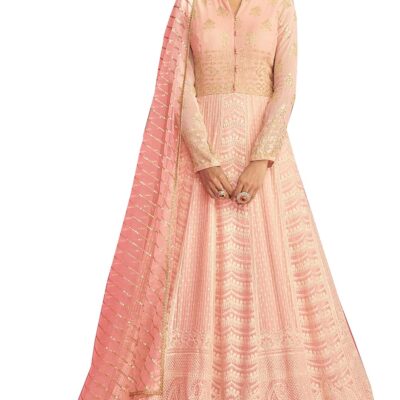 Delisa Fashion New Indian/Pakistani Party Wear Ready to Wear Long Anarkali Gown Suit Salwar kameez Dress with Dupatta-5201