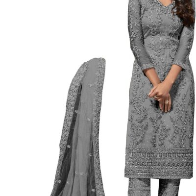Delisa New Wedding Partywear Embroidered Salwar Kameez Indian Dress Ready to Wear Salwar Suit For Women 2089