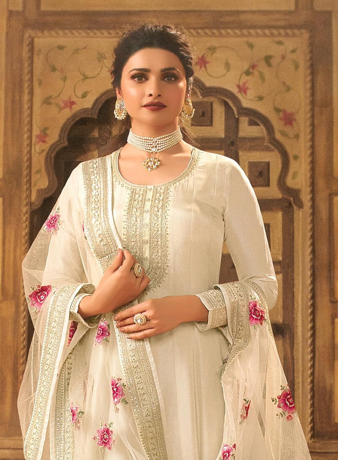 Delisa Fashion New Indian Pakistani Salwar Kameez Dress Anarkali Gown Suit Set ready to wear for Women with dupatta-63691 - Image 3