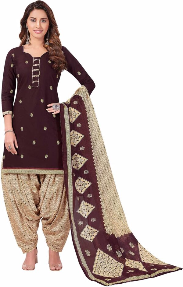 Miraan Cotton Printed Readymade Salwar Suit For Women