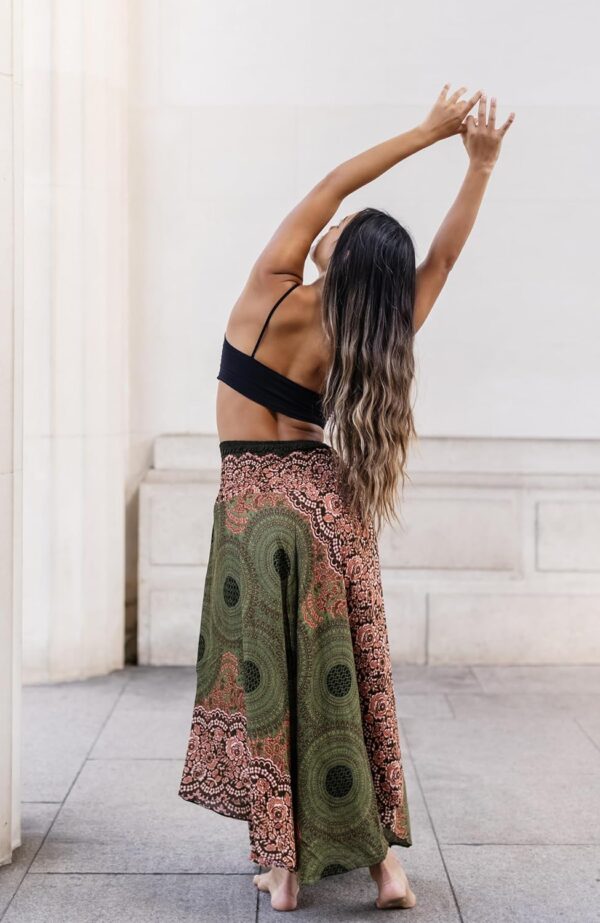 Long Skirts for Women Maxi Boho Skirt Floral Print - Image 4