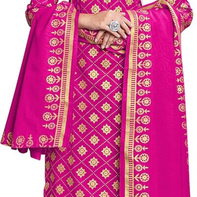 Indian Kurti for Womens With Pant & Dupatta |Rayon Printed Kurta Kurtis For Women Tunic Set