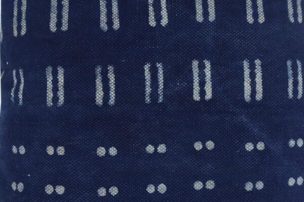 Trade Star Indigo Cushion Cover Hand Block Print Decorative Handloomed Rug Pillows for Sofa 100% Cotton Mudcloth Throw Cushions Authentic Rug Pillows for Home Decor (Indigo Blossom 20 x 20 Inches) - Image 2