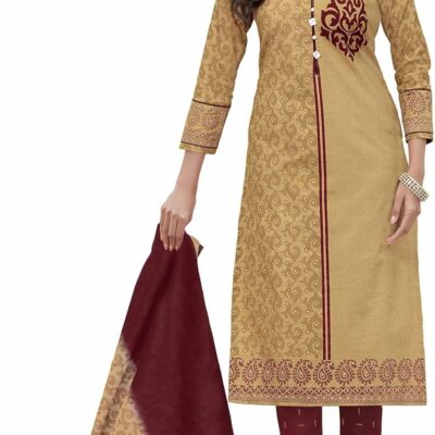 Miraan Women's Cotton Printed Readymade Salwar Suit