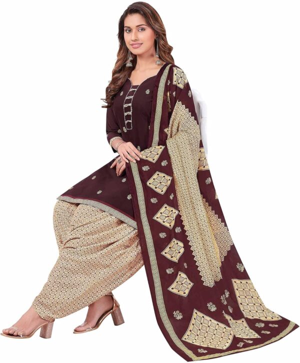 Miraan Cotton Printed Readymade Salwar Suit For Women - Image 5