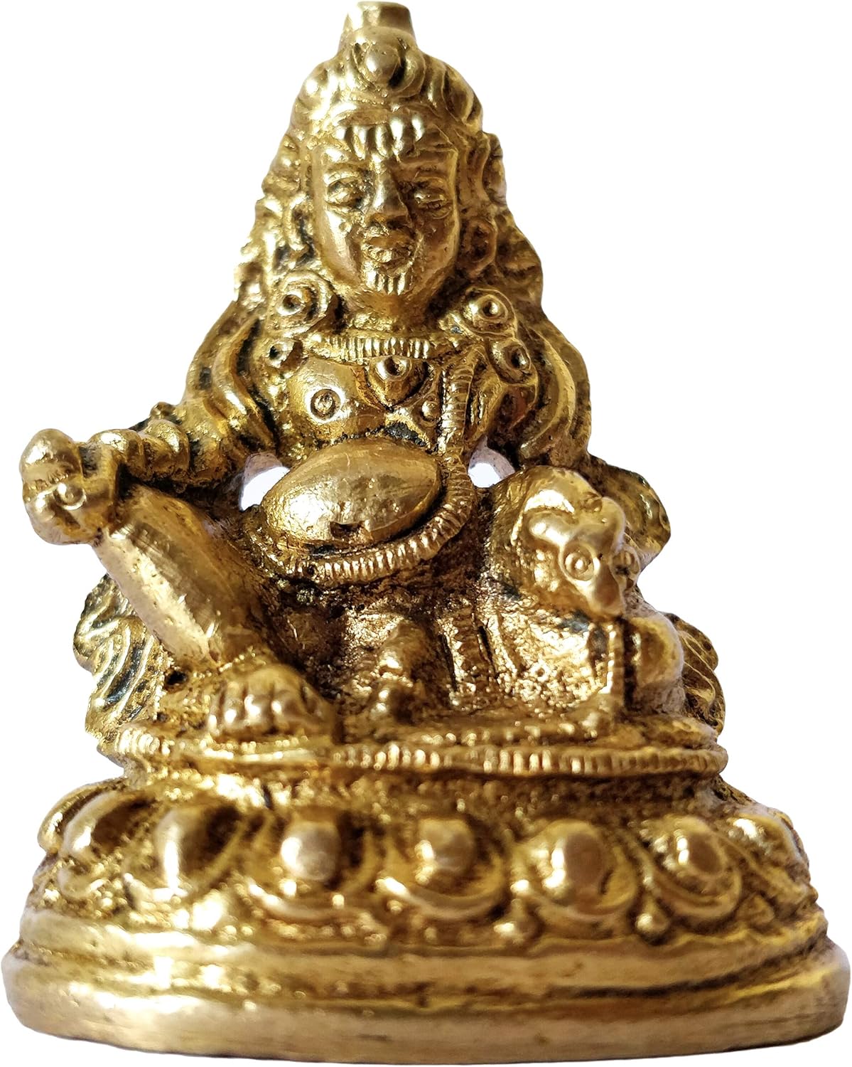 GURU JEE Brass Idol for Puja Room Decoration Shree Dhan Kuber Murti Spiritual Gifts - Image 4