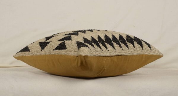 2 Set of Kilim Cushion Cover Jute Ethnic Pillow Boho Hand Woven Shams Hippie Indian Throw Art - Image 4
