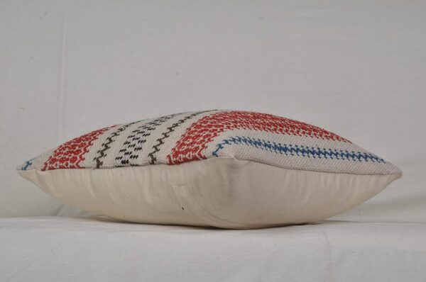 3 PCS Set of Vintage Decor Hand-Loom Design Square Jute Rug Pillow Kilim Cushion Cover 18x18 Beautiful Handmade Jute Rug - Image 4