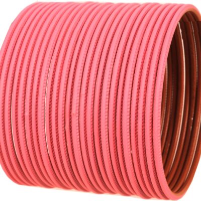 Touchstone Indian Bollywood Pastel Color Bangle Collection Beautifully Handcrafted Western Choice Designer Jewelry Bracelets Bangles. Set of 24.