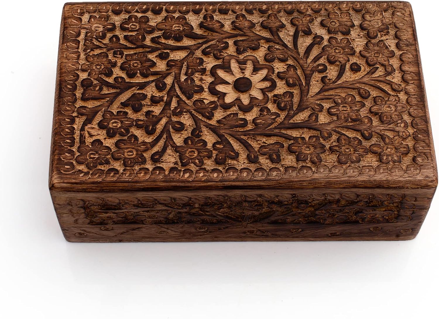 Great Birthday Gift Ideas Handmade Decorative Wooden Jewelry Box Jewelry Organizer Keepsake Box Treasure Chest Trinket Holder Watch Box Storage Box Housewarming Gifts Women