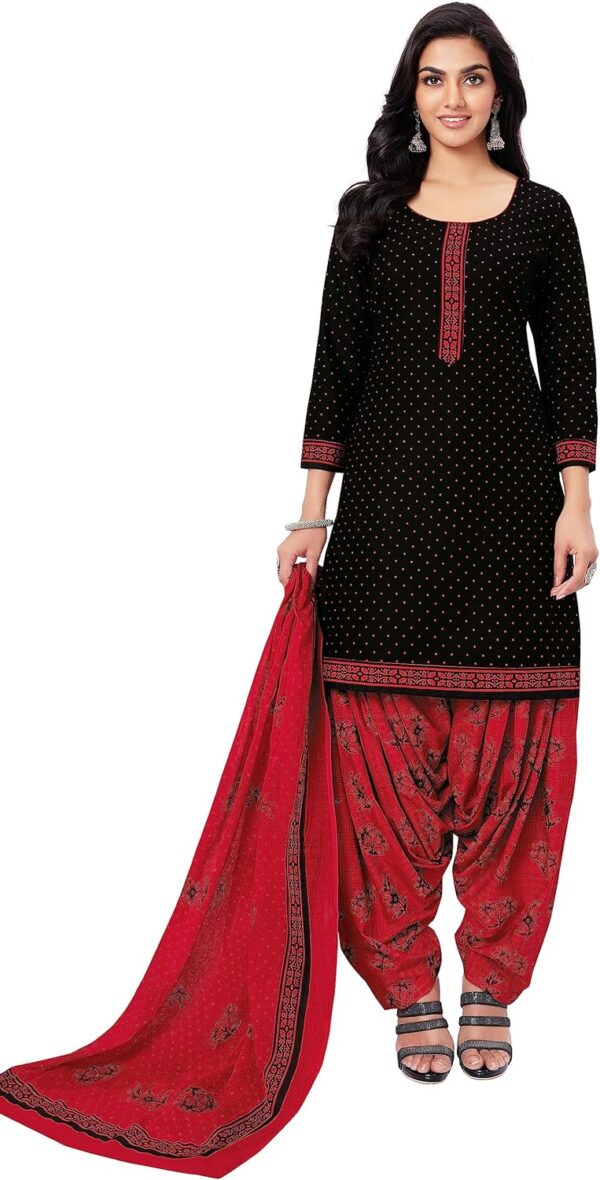 Miraan Women's Cotton Printed Readymade Salwar Suit