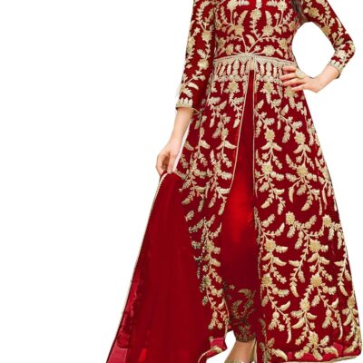 Ready to wear indian Pakistani embroidered Anarkali gown type salwar kameez for Women 2701
