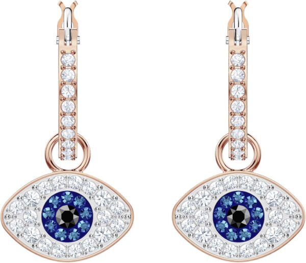 Swarovski Symbolic Evil Eye Crystal Jewelry Collection, Featuring Necklaces, Earrings, and Bracelets - Image 3