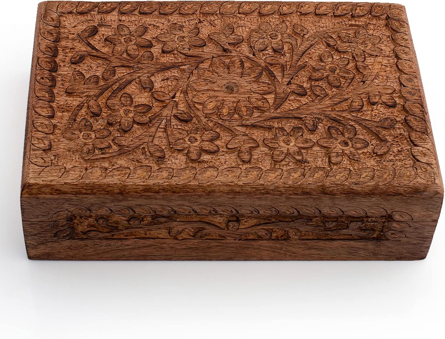 Great Birthday Gift Ideas Handmade Decorative Wooden Jewelry Box Jewelry Organizer Keepsake Box Treasure Chest Trinket Holder Watch Box Storage Box Housewarming Gifts Women