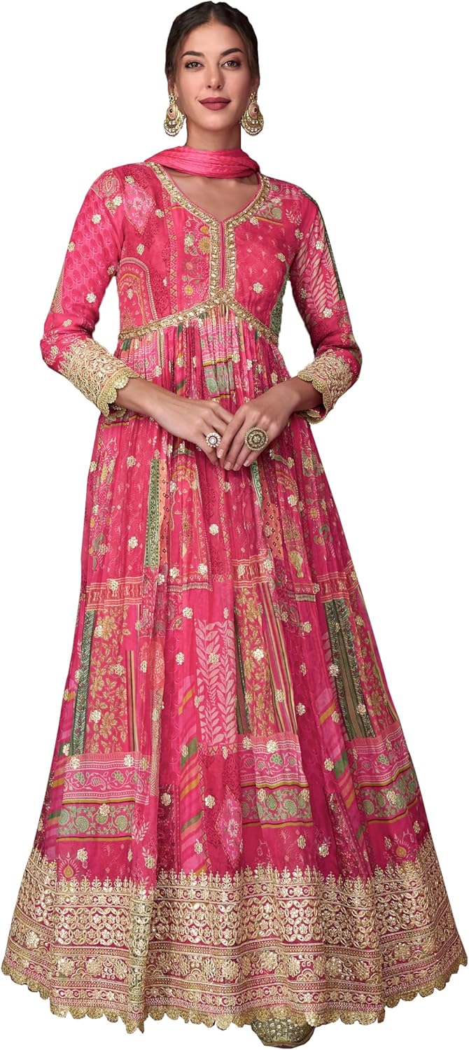 Eid festival salwar kameez ready to wear suit indian pakistani style party embroidered for women (2722)