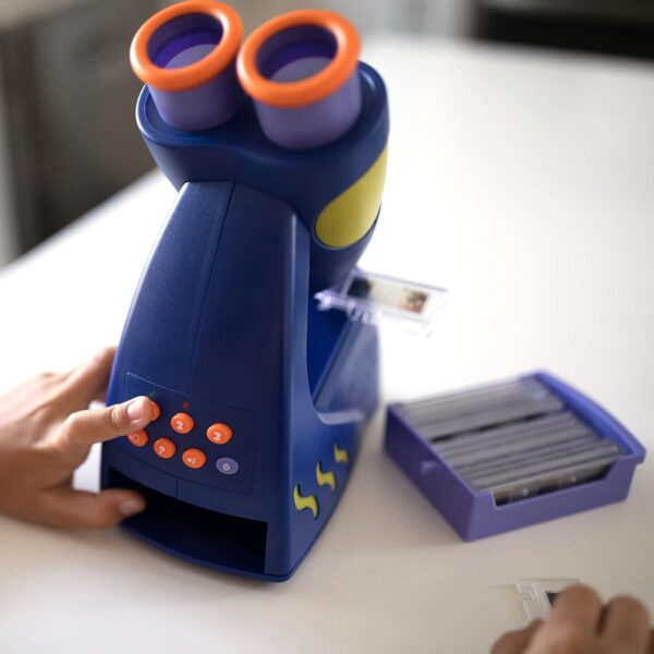 Educational Insights GeoSafari Jr. Talking Microscope Featuring Bindi Irwin: Microscope for Kids, STEM & Science Toy, Interactive Learning, Ages 3+ - Image 3