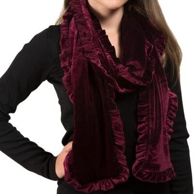 Pavilion Gift Company womens Ruffled Scarf