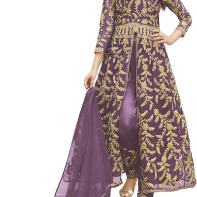 Delisa Fashion Ready To Wear Indian/Pakistani Style Party Wear Embroidered Anarkali Gown Anarkali Suit Dress For Women -2701