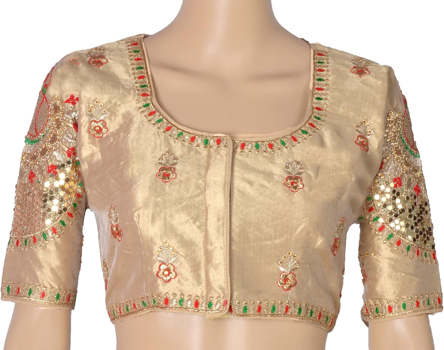 Chandrakala Embroidered Blouses for Women sarees,Readymade, (B195) - Image 2