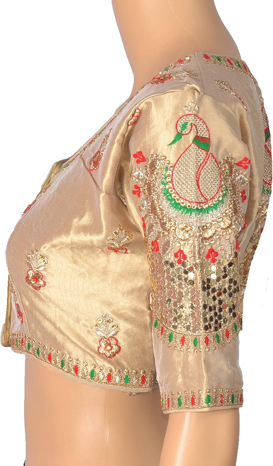Chandrakala Embroidered Blouses for Women sarees,Readymade, (B195) - Image 3