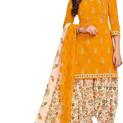 Miraan Women's Cotton Printed Readymade Salwar Suit