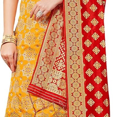 Elina fashion Indian Pakistani Women's Readymade Dress Art Silk Woven || Stitched Salwar Kameez || Silk Dupatta Punjabi Suit
