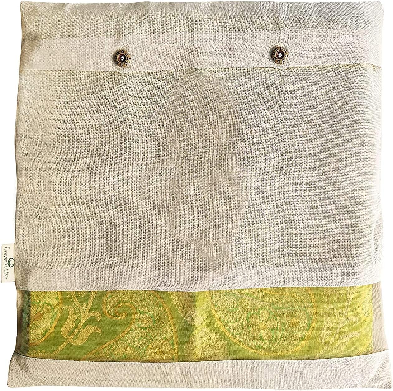 New Premium Cotton Saree Covers with Net Window (16" by 14") Set of 6 - Image 4