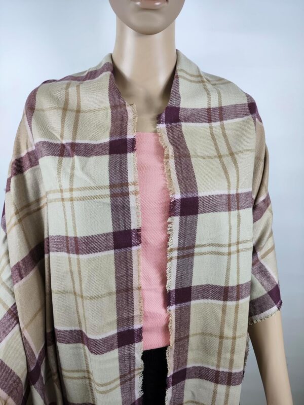 Women's Warm Fashion Scarf Pashmina Shawls and Wraps for Evening Dress Long Scarves Wedding Christmas Gift For Women - Image 2