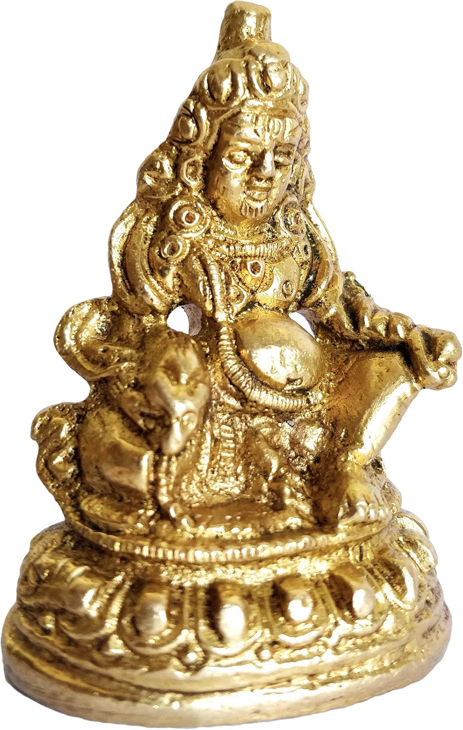 GURU JEE Brass Idol for Puja Room Decoration Shree Dhan Kuber Murti Spiritual Gifts - Image 2