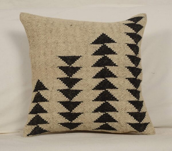 2 Set of Kilim Cushion Cover Jute Ethnic Pillow Boho Hand Woven Shams Hippie Indian Throw Art - Image 2