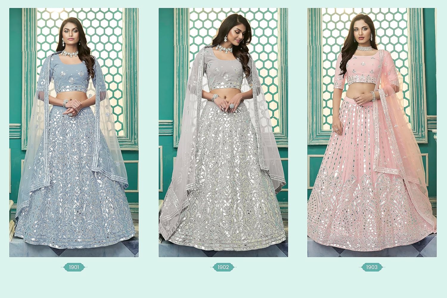 Fashion Boutique New Ready to wear Indian Wedding Traditional Wear Lehenga Choli for Womens (Gul-10) - Image 5