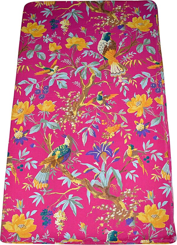Beautifuly Designed Dress Making Hand Block Printed Fabric |Indian Cotton Craft Sewing Material Supplies | Fabric for Quilt Making | 5 Yard; Pink